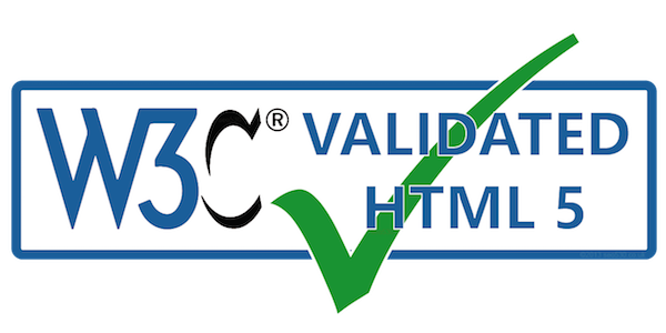 icono de certificación de W3C